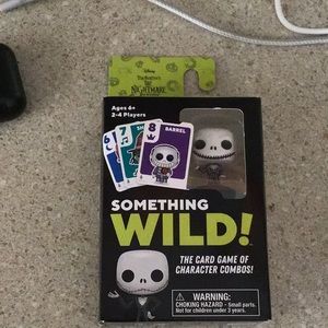 Disney nightmare before Christmas card game plus mini pop figure